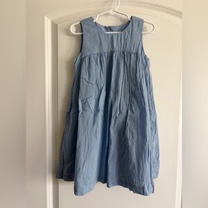 Primary Light Blue Casual Kids Dress